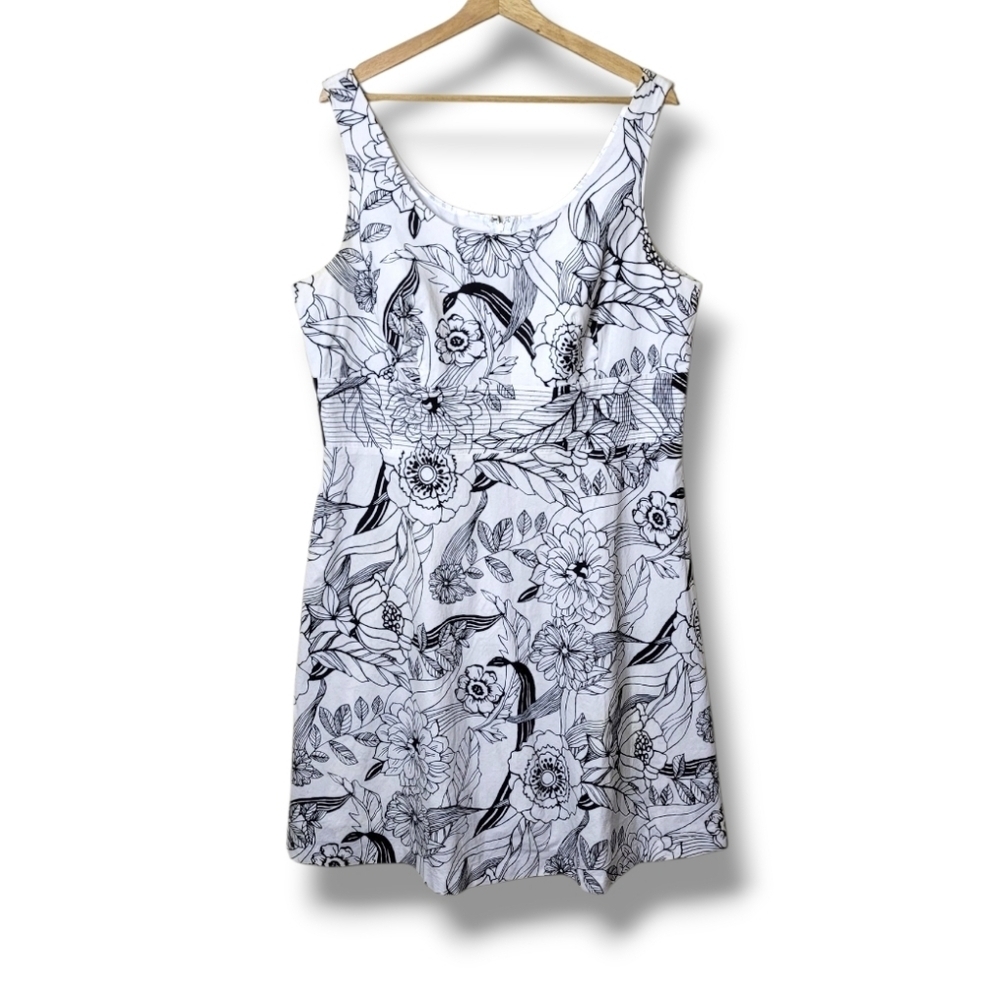KSL Vintage 90s Floral Fit & Flare Dress Women's Size 18